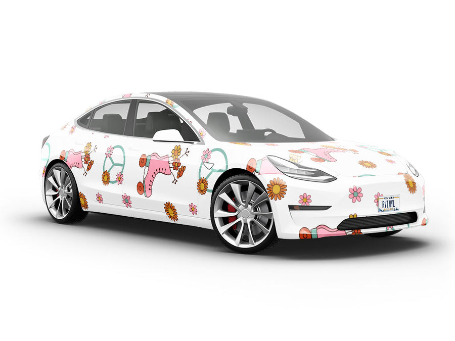 Totally Groovy Sport Vehicle Vinyl Wrap