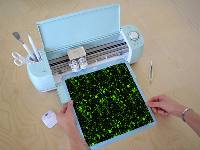 totally toxic paint splatter Cricut Compatible Vinyl