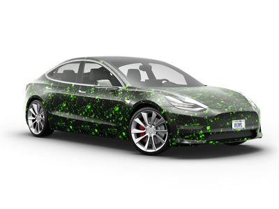 Totally Toxic Paint Splatter Vehicle Vinyl Wrap