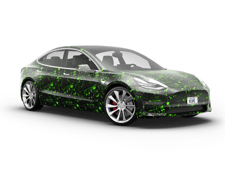 Totally Toxic Paint Splatter Vehicle Vinyl Wrap
