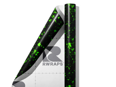 Totally Toxic Paint Splatter Wrap Film Sheets~Rwraps Series 914 Totally Toxic Paint Splatter Scrolled Sheet~3