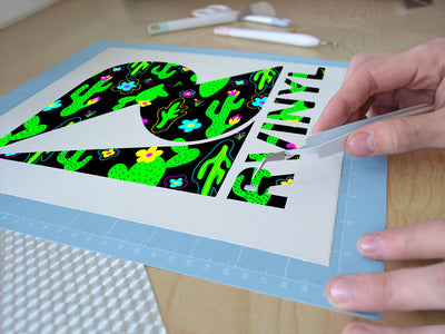 totally trippy cactus Easy Weed Craft Vinyl