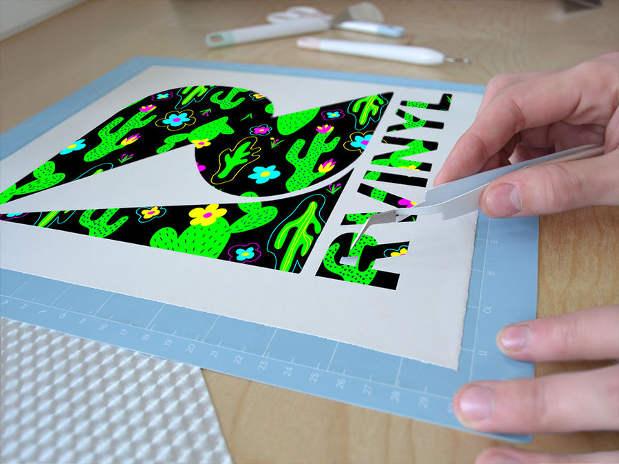 totally trippy cactus Easy Weed Craft Vinyl