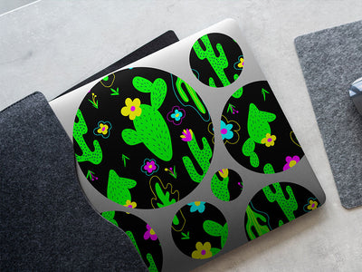 totally trippy cactus DIY Laptop Stickers
