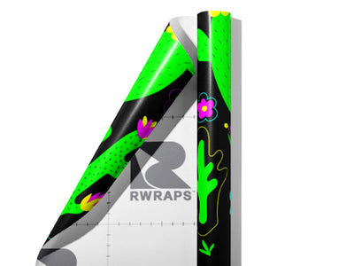 Totally Trippy Cacti Wrap Film Sheets~Rwraps Series 914 Totally Trippy Cacti Scrolled Sheet~3