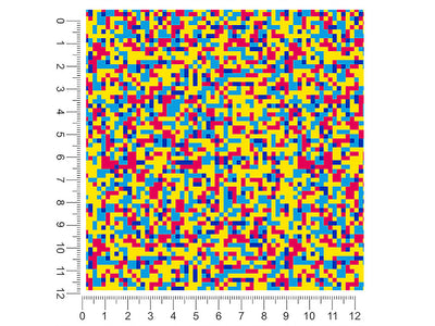 totally unmellow pixel 1ft x 1ft Craft Sheets
