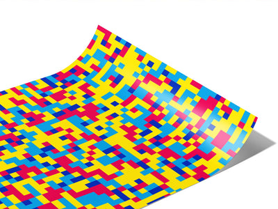 Totally Unmellow Pixel Vinyl Wraps~Rwraps Series 914 Digitally Printed Vinyl Wrap~0