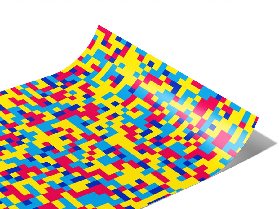 Totally Unmellow Pixel Vinyl Wraps~Rwraps Series 914 Digitally Printed Vinyl Wrap~0