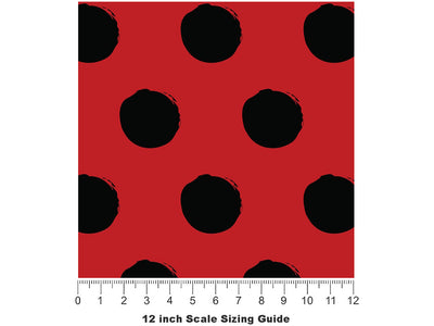 Tough Shell Bug Vinyl Film Pattern Size 12 inch Scale~Rwraps Tough Shell Bug Sizing Chart~2