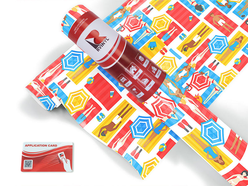 towel tetris summertime Craft Vinyl Roll
