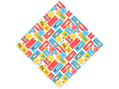 Towel Tetris Summertime Vinyl Wrap Pattern
