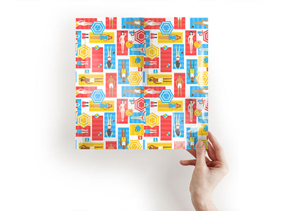 towel tetris summertime Craft Sheets