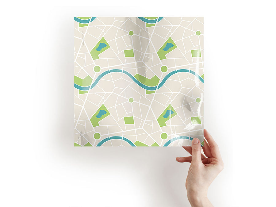 town map mosaic Craft Sheets