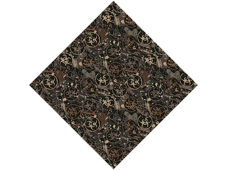 Toxic Brown Graffiti Vinyl Wrap Pattern
