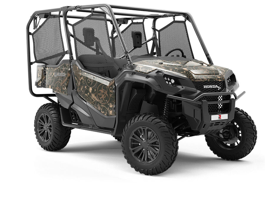 Toxic Brown Graffiti Utility Vehicle Vinyl Wrap