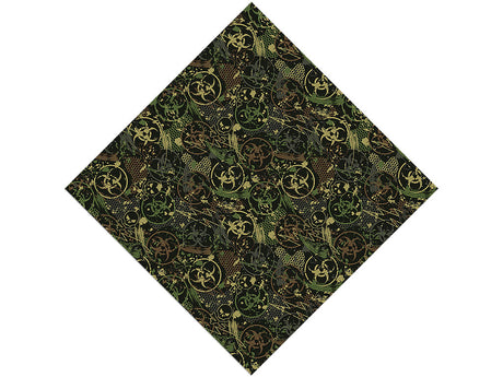 Toxic Green Graffiti Vinyl Wrap Pattern