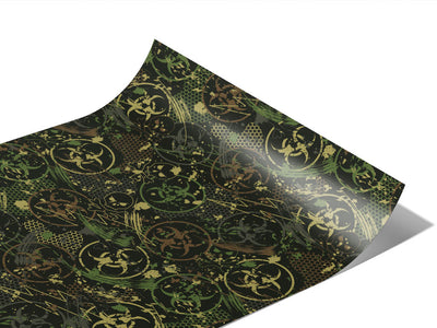 Toxic Green Graffiti Vinyl Wraps~Rwraps Series 914 Digitally Printed Vinyl Wrap~1