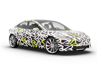 Toxic Health Graffiti Vehicle Vinyl Wrap