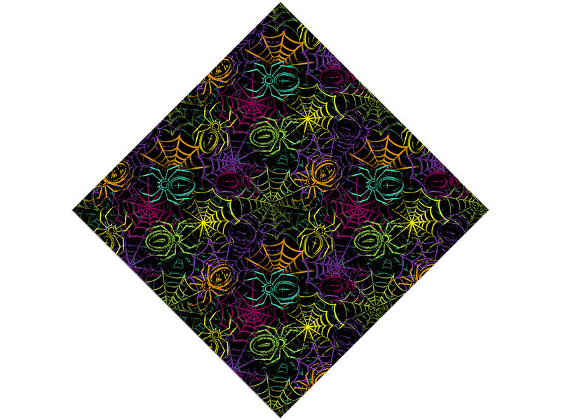 Toxic Spiders Graffiti Vinyl Wrap Pattern