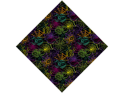Toxic Spiders Graffiti Vinyl Wrap Pattern