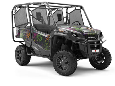 Toxic Spiders Graffiti Utility Vehicle Vinyl Wrap