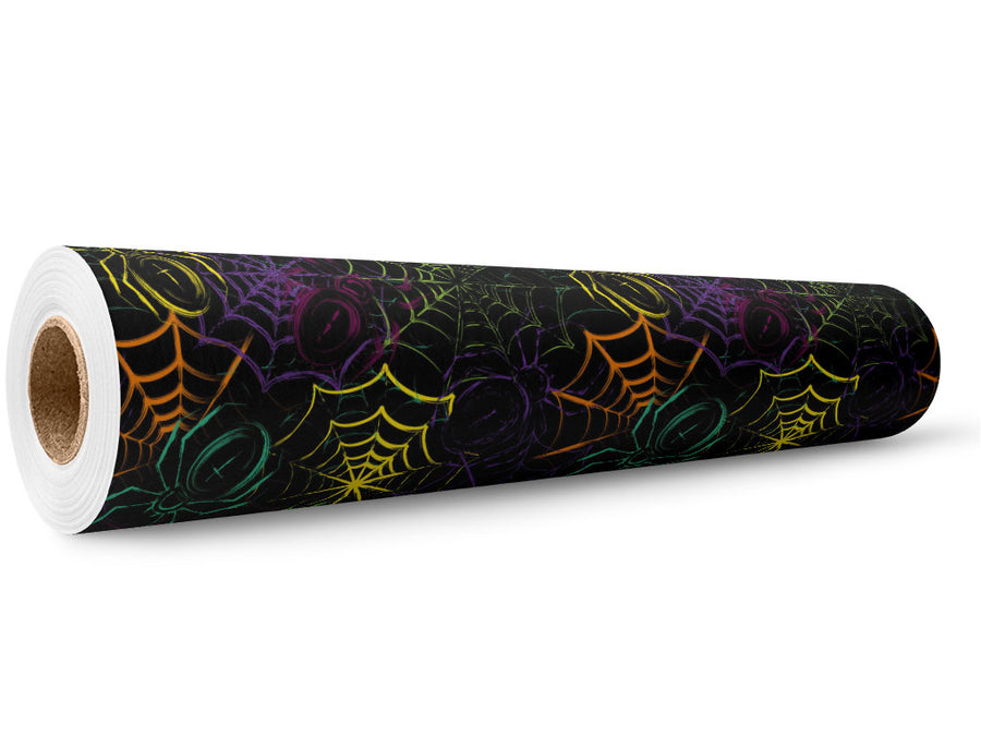 Toxic Spiders Graffiti Wrap Film Wholesale Roll~Rwraps Series 914 Digitally Printed Vinyl Roll~5