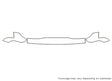 4runner 3M Clear Bra Hood Precut PPF Diagram