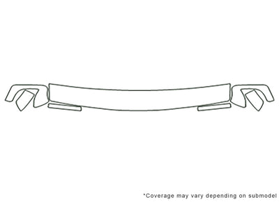 4runner 3M Clear Bra Hood Precut PPF Diagram