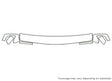 4runner Avery Dennison Clear Bra Hood Precut PPF Diagram