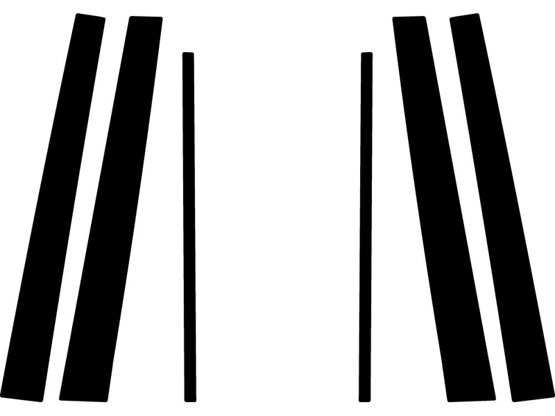toyota 4runner 1996-2002 Camo Pillar Trim Diagram