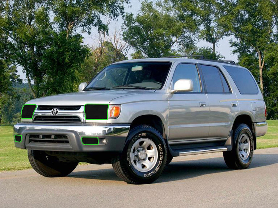 toyota 4runner 1996-2002 Headlight Tint Location