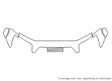 4runner 3M Clear Bra Hood Precut PPF Diagram