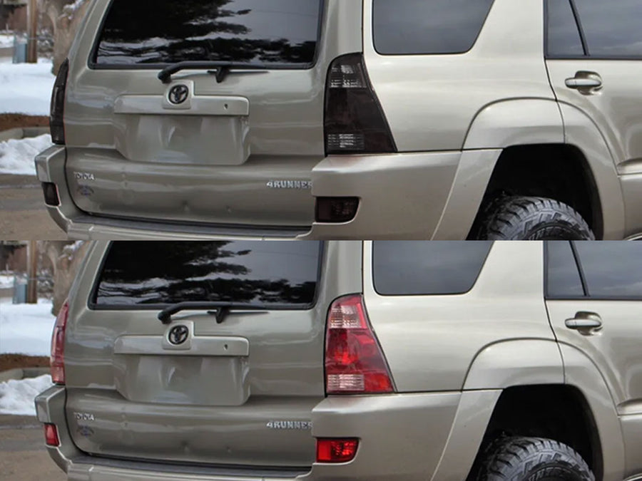4runner Before and After Smoked Taillights