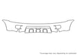 4runner 3M Clear Bra Bumper Precut PPF Diagram