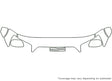 4runner 3M Clear Bra Hood Precut PPF Diagram