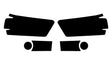 toyota 4runner 2010-2013 Headlight Tint
