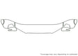 4runner 3M Clear Bra Hood Precut PPF Diagram