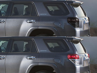 4runner Before and After Smoked Taillights
