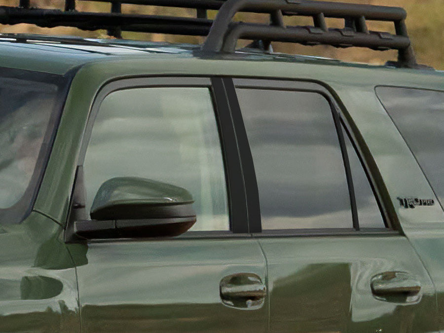 toyota 4runner 2010-2023 Gloss Black Pillar Cover Diagram