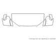 4runner Avery Dennison Clear Bra Hood Precut PPF Diagram