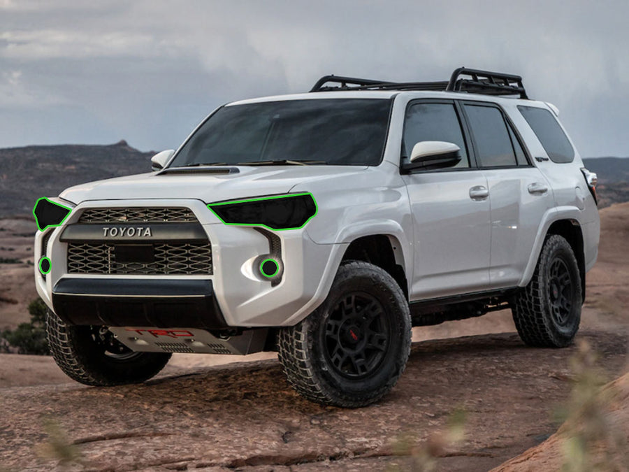 toyota 4runner 2014-2024 Headlight Tint Location