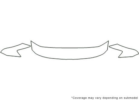 avalon Avery Dennison Clear Bra Hood Precut PPF Diagram