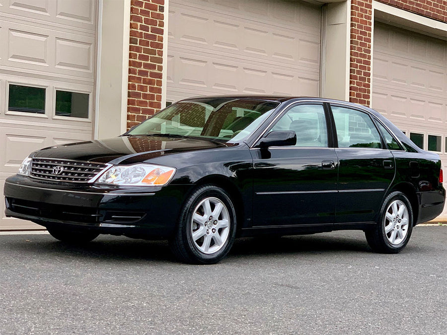 toyota avalon 2000-2004 Brushed Aluminum Black Pillar Trim