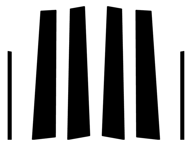 toyota avalon 2005-2012 Gloss Black Pillar Trim