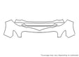 avalon Avery Dennison Clear Bra Bumper Precut PPF Diagram