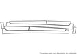 avalon Avery Dennison Clear Bra Door Cup Precut PPF Diagram