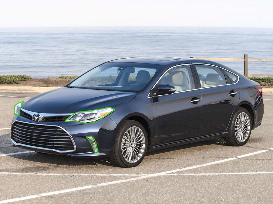 toyota avalon 2013-2018 Headlight Protection Installation Location