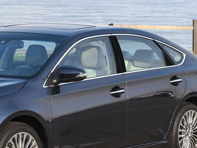 toyota avalon 2013-2018 Brushed Aluminum Black Pillar Cover Diagram