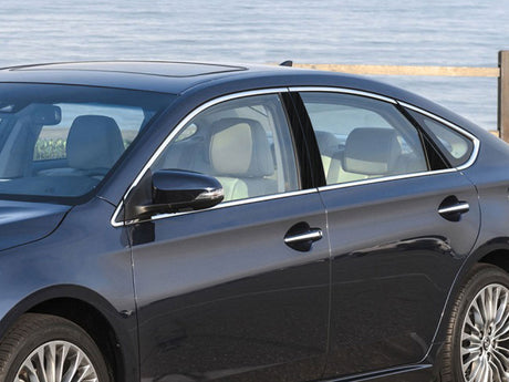 toyota avalon 2013-2018 Brushed Aluminum Black Pillar Cover Diagram