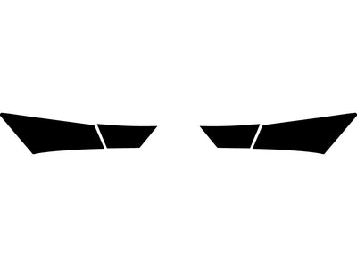 avalon Precut Tail Light Tint Diagram